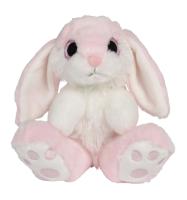 Králíček plyšový sedící 17 cm, 3 druhy